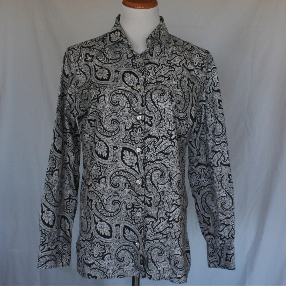 Lands End Button Down Shirt 12
